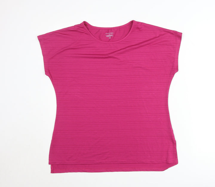 Dunnes Stores Women's Pink Sport T-Shirt Size 14