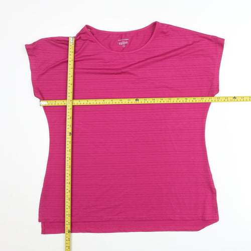 Dunnes Stores Women's Pink Sport T-Shirt Size 14