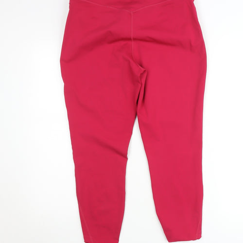 Dunnes Stores Women’s Pink Ankle Leggings Size 16 Stretch Comfort Fit