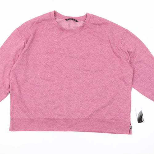 Dunnes St. Bernard Women’s Dark Pink Pullover Sweatshirt XL Polyester Cotton Blend