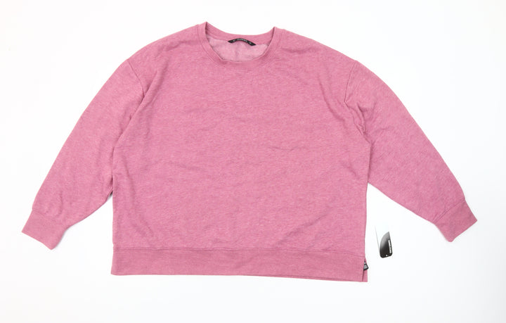 Dunnes St. Bernard Women’s Dark Pink Pullover Sweatshirt XL Polyester Cotton Blend