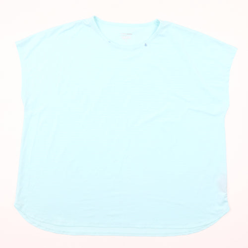 Dunnes Stores Women's Blue XL Basic Sleeveless Sports T-Shirt
