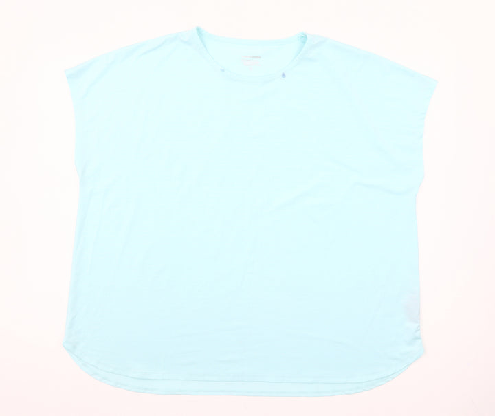 Dunnes Stores Women's Blue XL Basic Sleeveless Sports T-Shirt