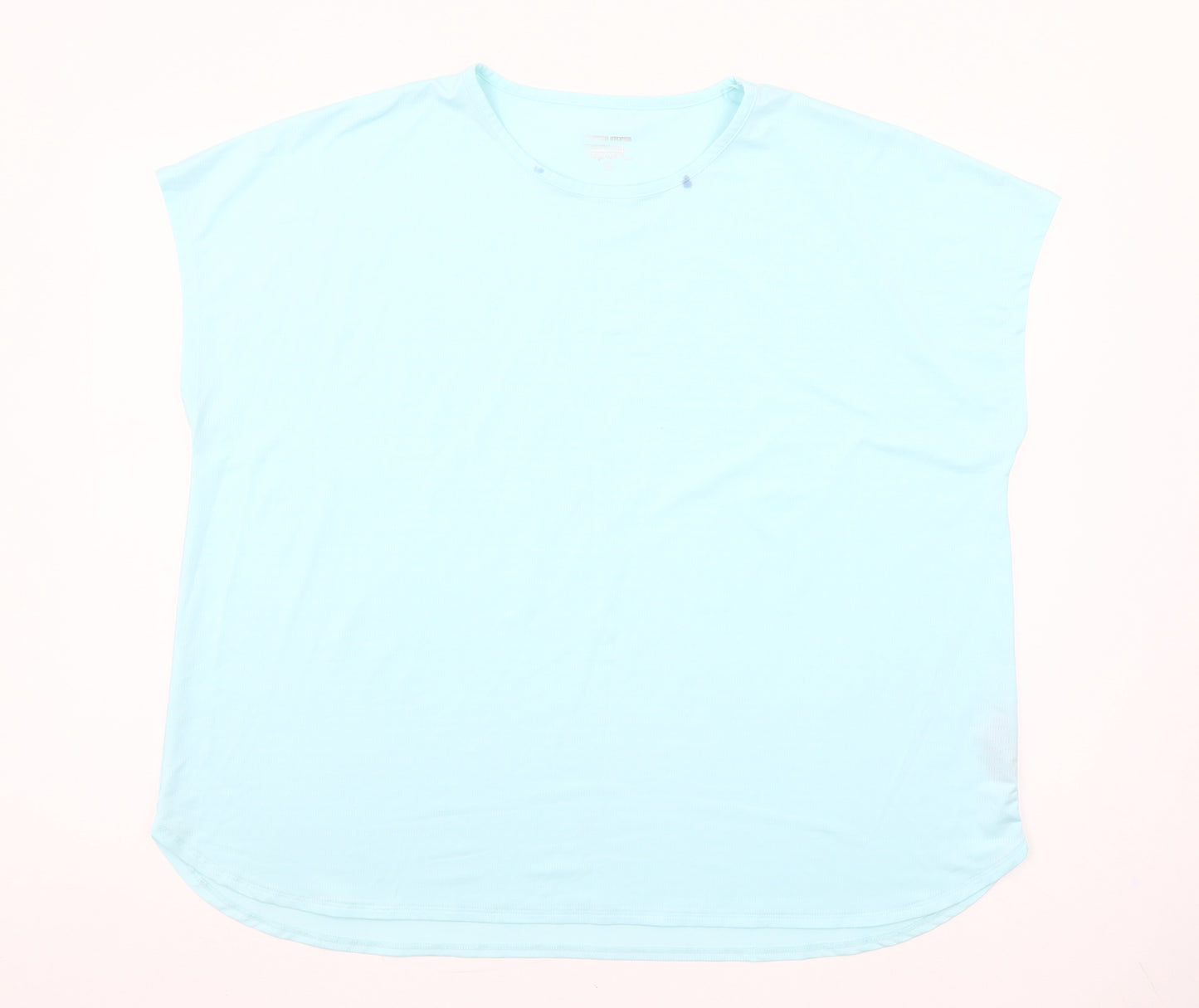 Dunnes Stores Women's Blue XL Basic Sleeveless Sports T-Shirt