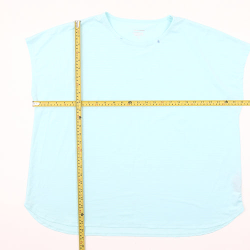 Dunnes Stores Women's Blue XL Basic Sleeveless Sports T-Shirt