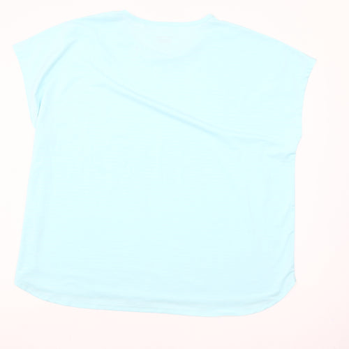 Dunnes Stores Women's Blue XL Basic Sleeveless Sports T-Shirt