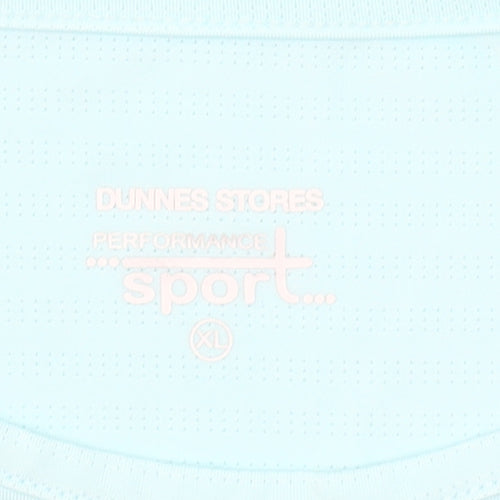 Dunnes Stores Women's Blue XL Basic Sleeveless Sports T-Shirt