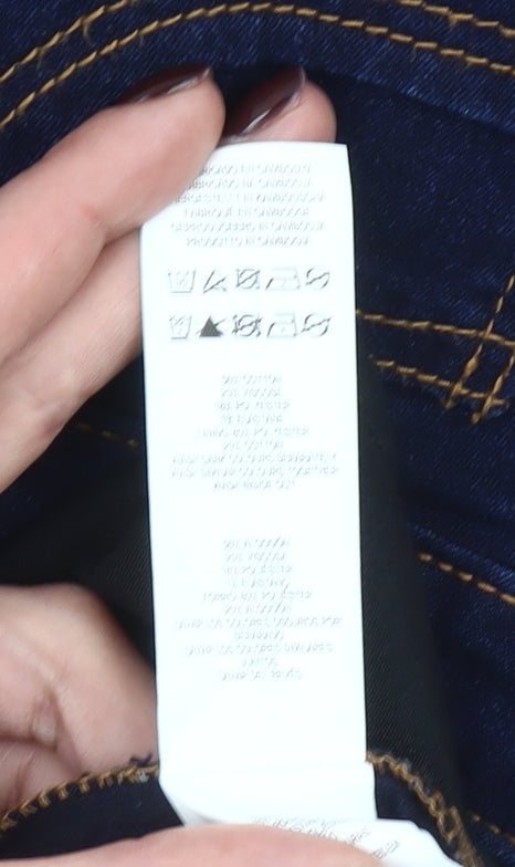 Denim Co. Women's Blue Skinny Stretch Jeans Size 8