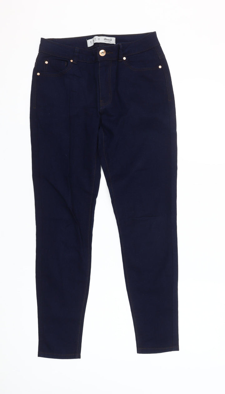 Denim Co. Women's Blue Skinny Jeans Size 8 Regular Fit