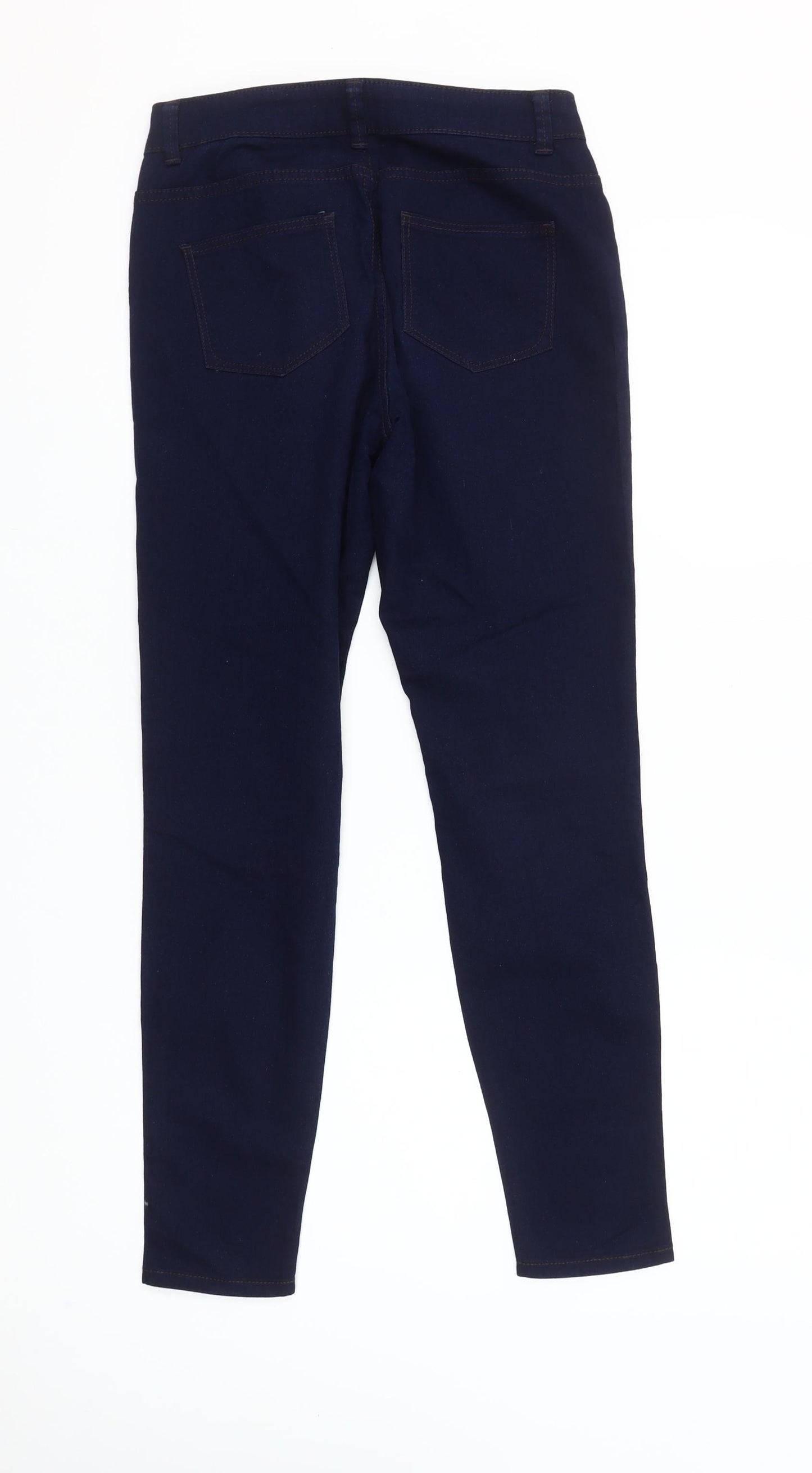 Denim Co. Women's Blue Skinny Jeans Size 8 Regular Fit