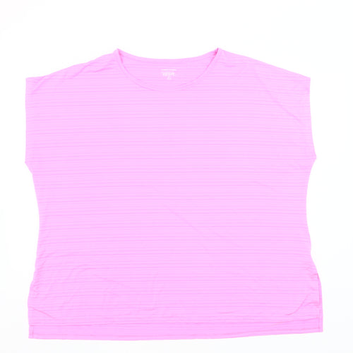 Dunnes Stores Womens Pink 2XL Performance Sport T-Shirt