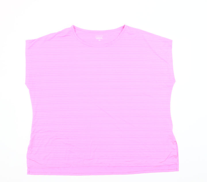 Dunnes Stores Womens Pink 2XL Performance Sport T-Shirt