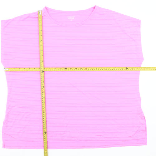 Dunnes Stores Womens Pink 2XL Performance Sport T-Shirt