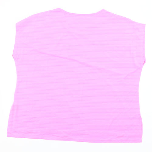 Dunnes Stores Womens Pink 2XL Performance Sport T-Shirt
