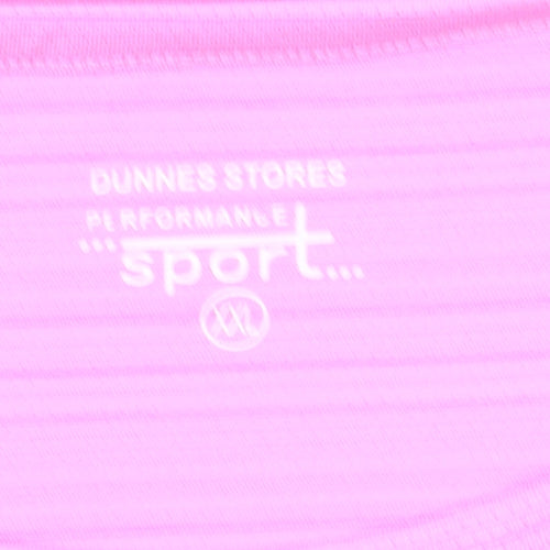 Dunnes Stores Womens Pink 2XL Performance Sport T-Shirt
