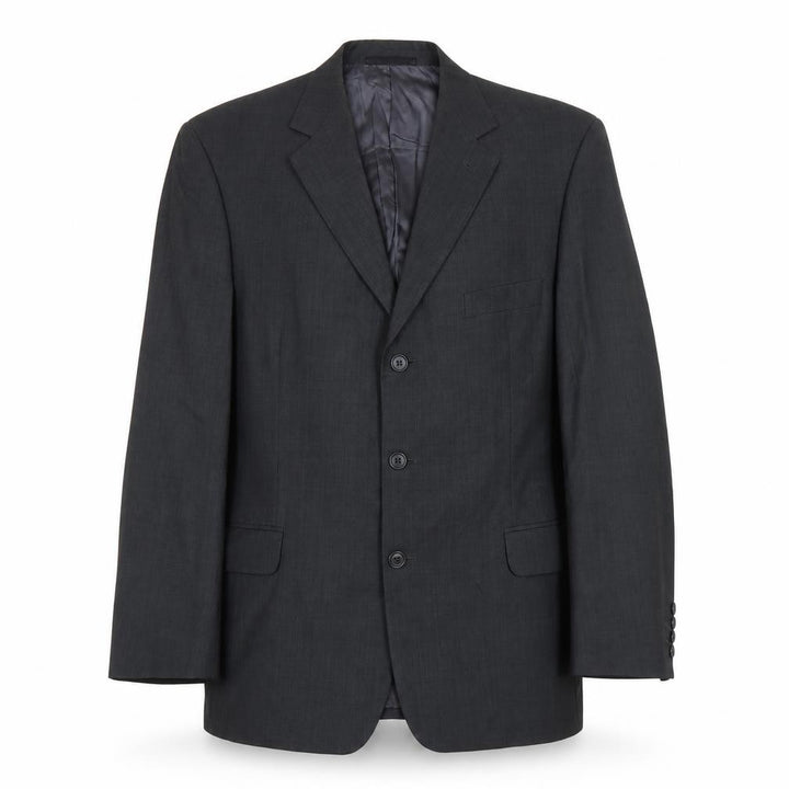 Jaeger Men's Grey Wool Blazer Jacket 42R Classic Fit Formal