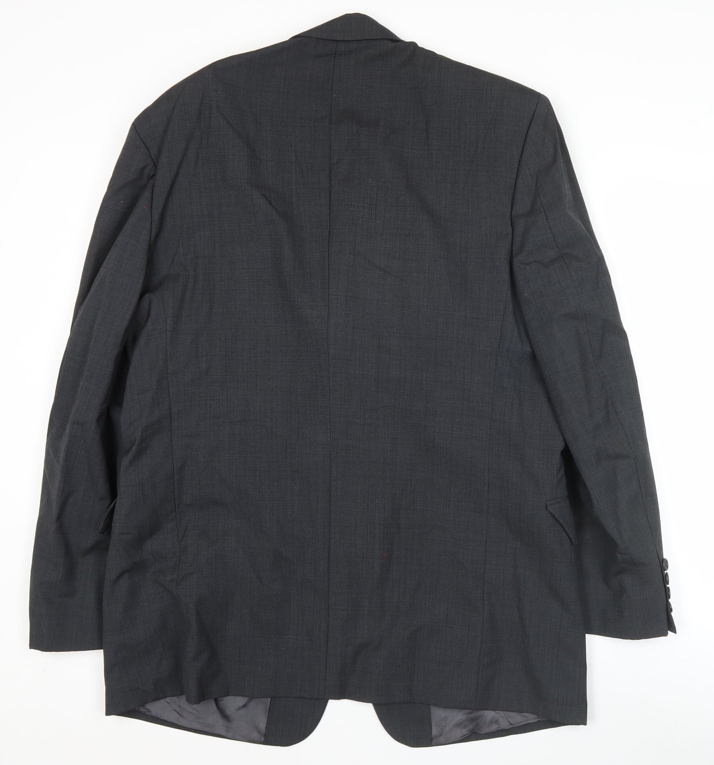 Jaeger Men's Grey Wool Blazer Jacket 42R Classic Fit Formal