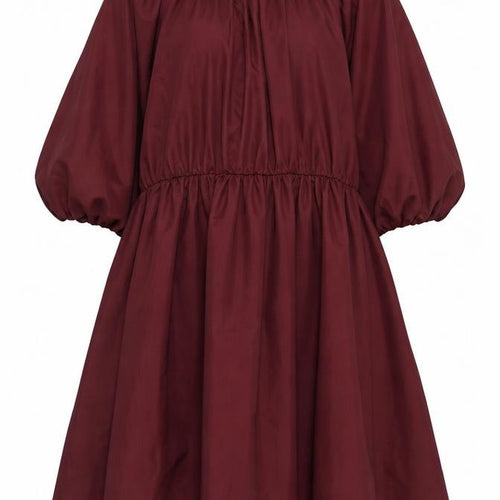 ASOS DESIGN Women's Red A-Line Puff Sleeve Short Dress Size 10