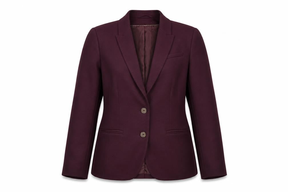 H&M Women's Purple Slim Fit Blazer Jacket UK 10 Workwear Formal