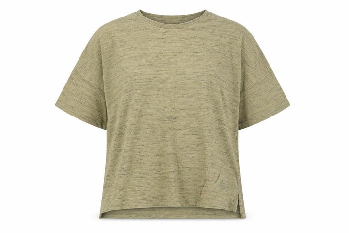 Ted Baker Women’s Green Relaxed Cotton Blend Short Sleeve T-Shirt Size 10
