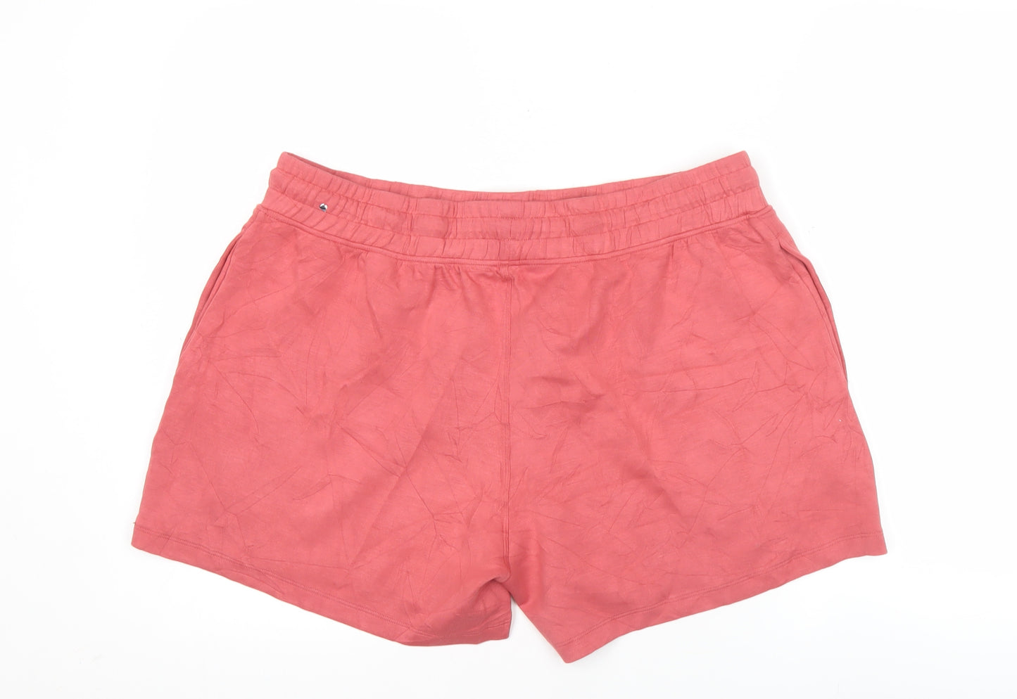 Marks and Spencer Womens Pink Size 18 Athletic Jersey Shorts