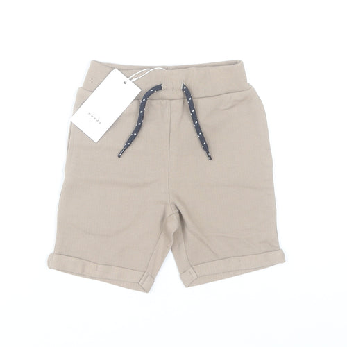 Name It Boys Beige 3-4 Years Chino Shorts with Drawstring Waist