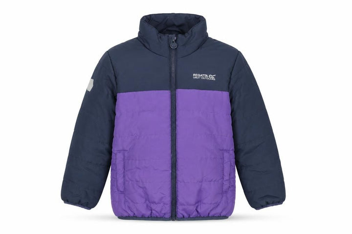 Regatta Girls Purple Puffer Jacket 3-4 Years Lightweight Padded Coat