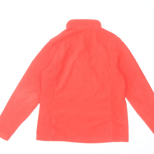 TOG24 Women's Red Fleece 1/4 Zip Pullover Sweatshirt Size 10