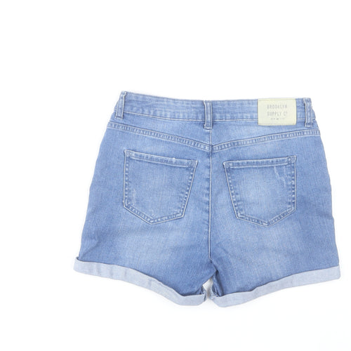 Brooklyn Supply Co Women’s Blue Denim Stretch Chino Shorts Size 10