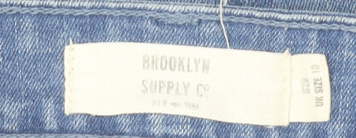 Brooklyn Supply Co Women’s Blue Denim Stretch Chino Shorts Size 10
