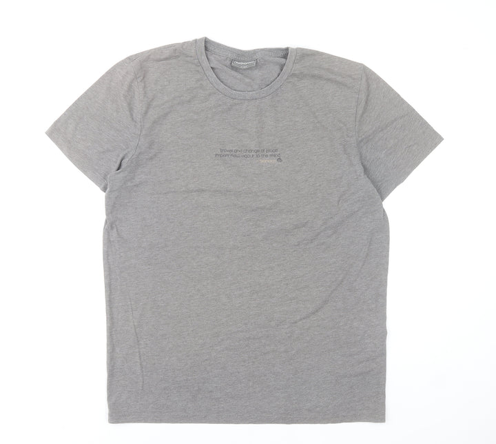 Craghoppers Men's Grey XL Crew Neck Short Sleeve T-Shirt