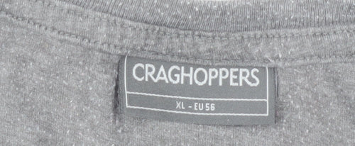 Craghoppers Men's Grey XL Crew Neck Short Sleeve T-Shirt