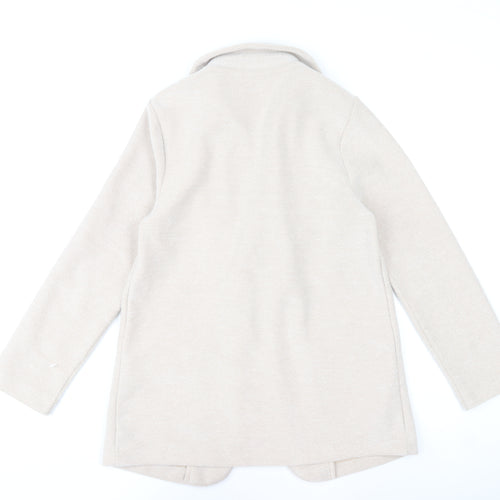Dunnes Stores Women’s Beige Blazer Jacket Size S Classic Mid-Length
