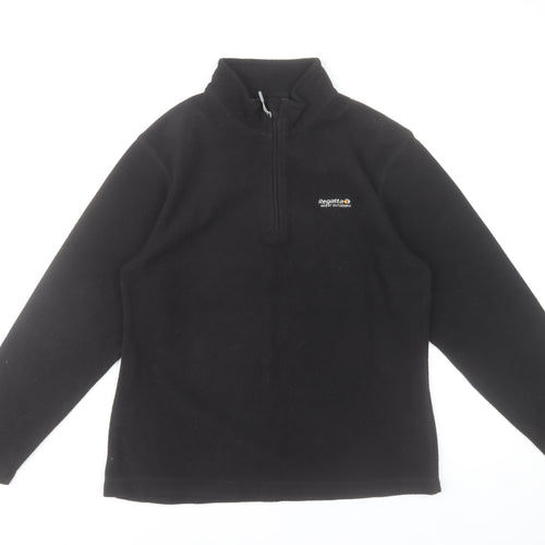 Regatta Great Outdoors Women's Black Fleece Pullover Sweatshirt Size 12