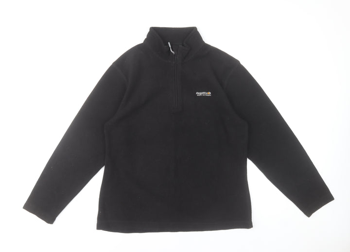 Regatta Great Outdoors Women's Black Fleece Pullover Sweatshirt Size 12