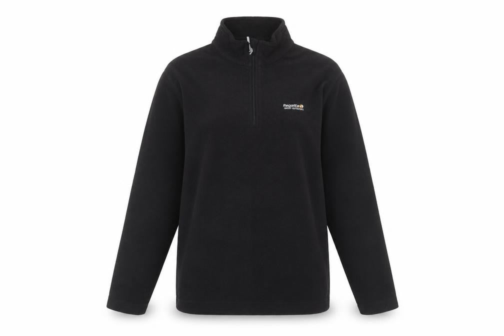 Regatta Great Outdoors Women's Black Fleece Pullover Sweatshirt Size 12
