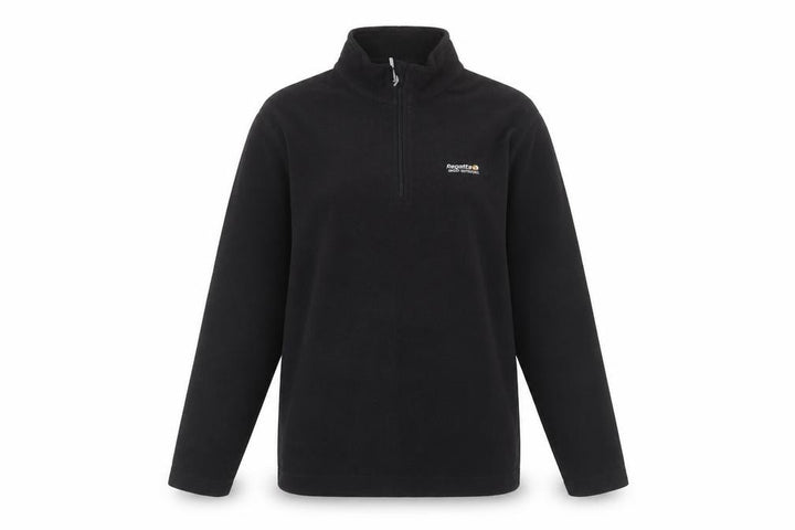 Regatta Great Outdoors Women's Black Fleece Pullover Sweatshirt Size 12
