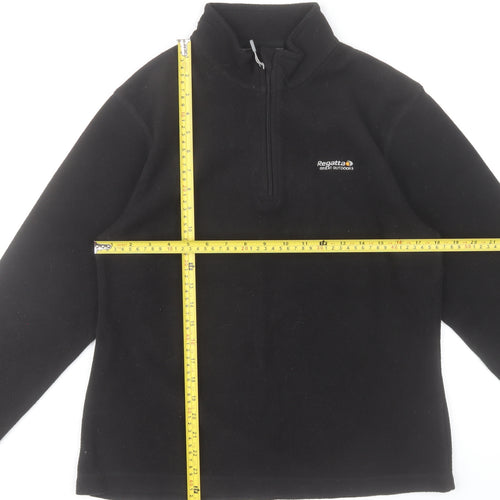 Regatta Great Outdoors Women's Black Fleece Pullover Sweatshirt Size 12