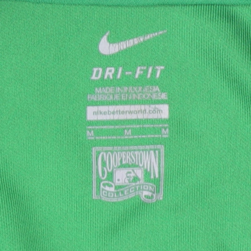 Nike Men’s Green Oakland Athletics Dri-Fit Track Jacket Size M