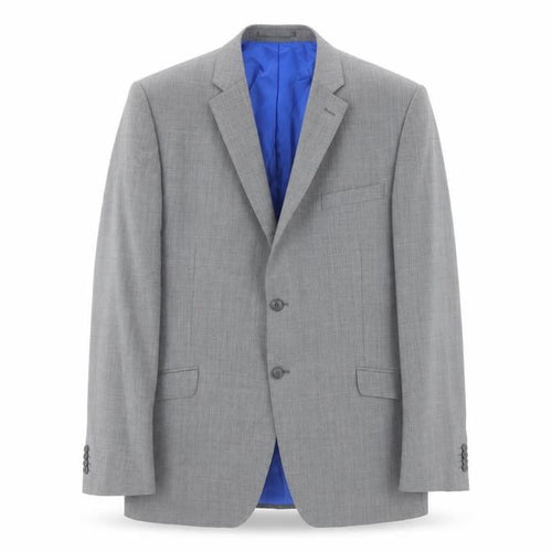 Performance Suit Men's Grey 44 Wool Blend Regular Fit Jacket