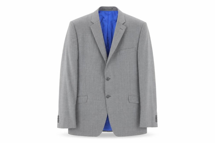 Performance Suit Men's Grey 44 Wool Blend Regular Fit Jacket