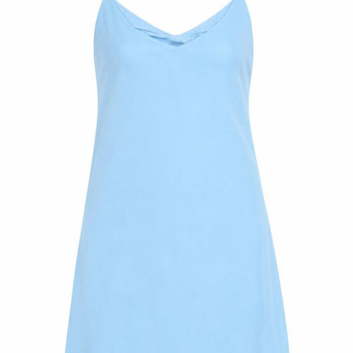 French Connection Women's Blue Size 8 Slip Dress Summer Sleeveless