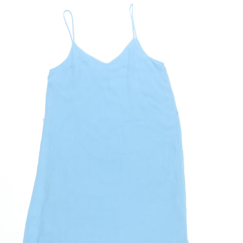 French Connection Women's Blue Size 8 Slip Dress Summer Sleeveless