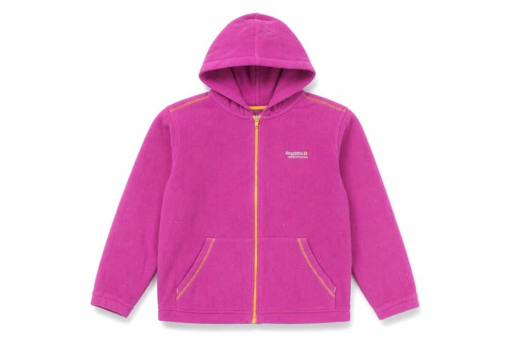Regatta Girls Pink Full Zip Fleece Hoodie Jacket 11-12 Years