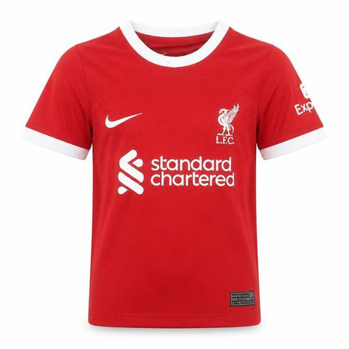 Nike Boys Red Liverpool FC Football Jersey T-Shirt 16 Years