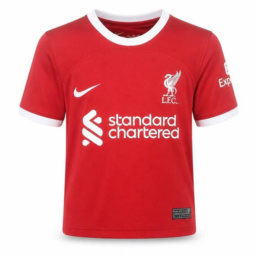 Nike Boys Red Liverpool LFC Football Jersey 16 Years Short Sleeve T-Shirt