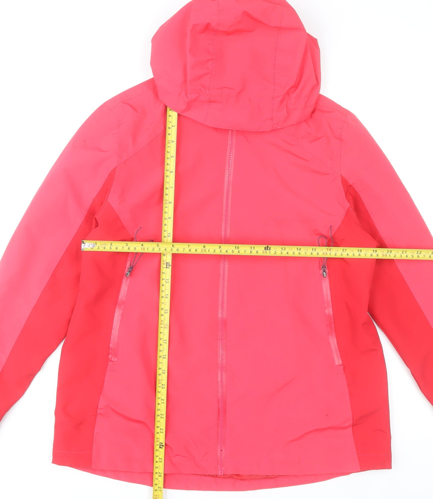 Rocktrail Women’s Pink Hooded Rain Coat Jacket Size 14 Waterproof