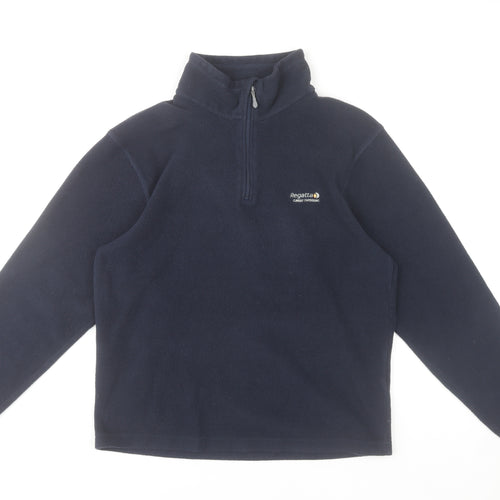 Regatta Men’s Blue Fleece 1/4 Zip Pullover Sweatshirt Size S