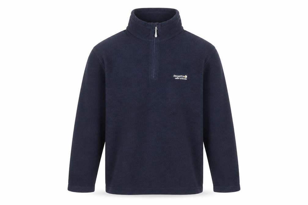 Regatta Men’s Blue Fleece 1/4 Zip Pullover Sweatshirt Size S