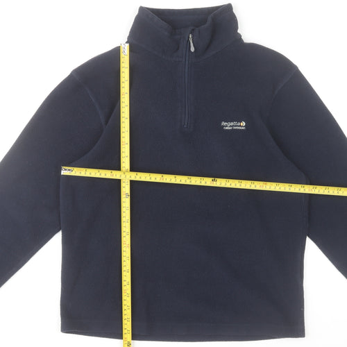 Regatta Men’s Blue Fleece 1/4 Zip Pullover Sweatshirt Size S